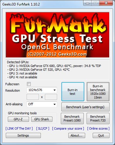 FurMark 1.10.2
