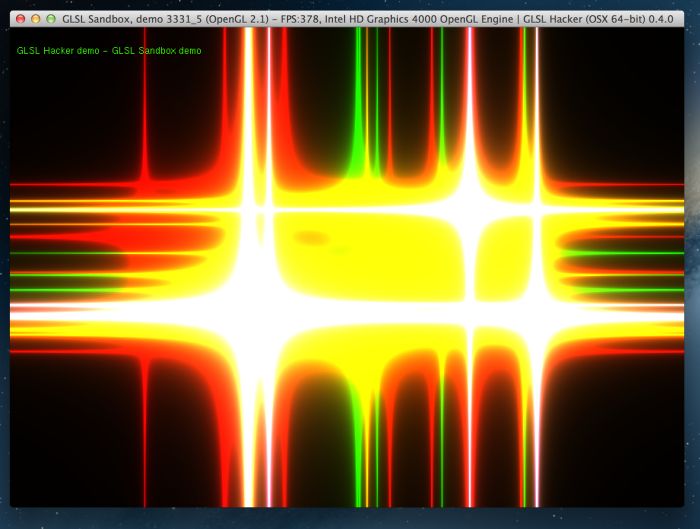 GLSL Hacker, GLSL Sandbox demo