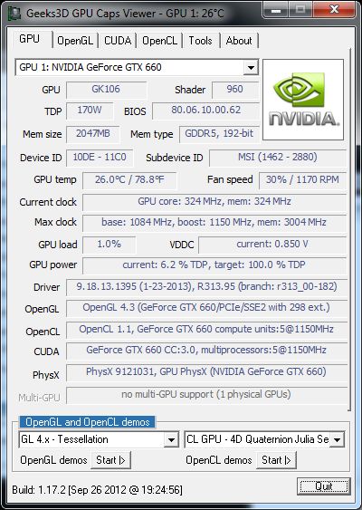 GPU Caps Viewer