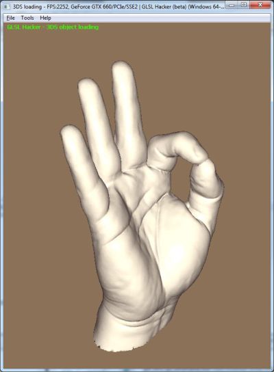 GLSL Hacker - 3DS object loading