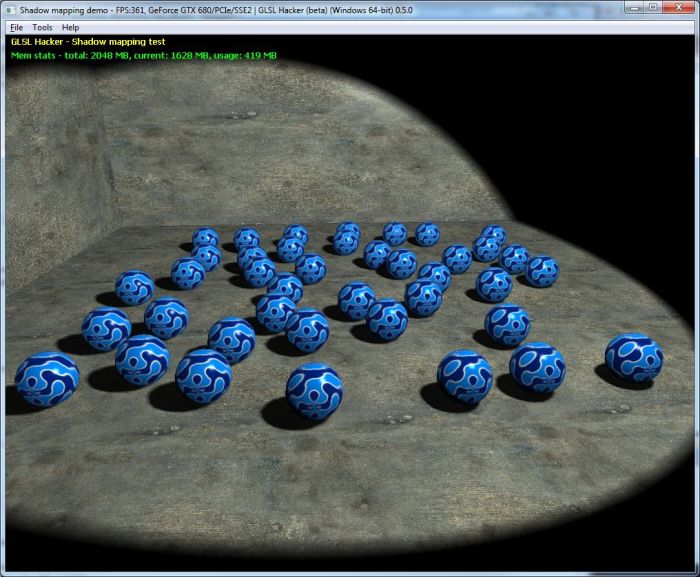 GLSL Hacker - Shadow mapping