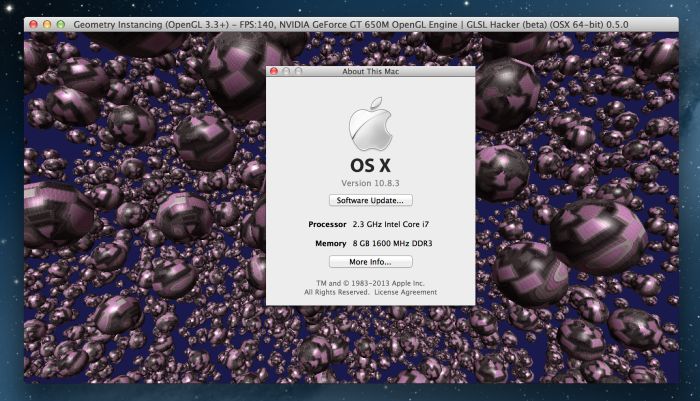 GLSL Hacker and OSX 10.8.3