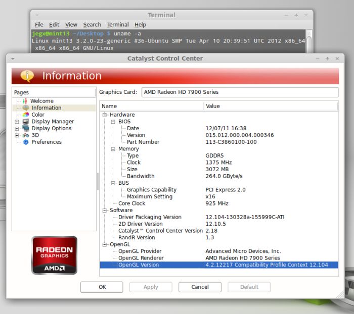 AMD Cataylst 13.4 for Linux