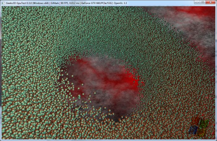 GpuTest 0.3.0 - GiMark test
