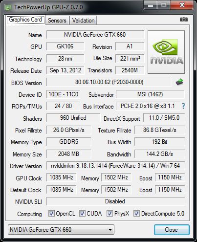 GPU-Z Graphics Card GPU Information Utility