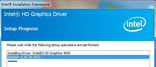    intel hd graphics 4000  windows 7 64