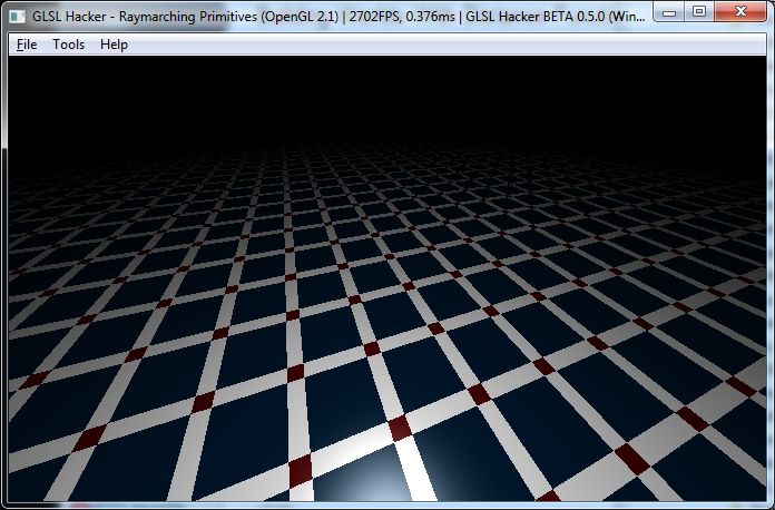 Build Worlds With Distance Functions in GLSL, GLSL Hacker