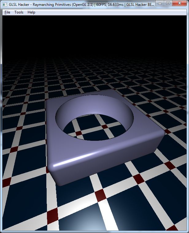 Build Worlds With Distance Functions in GLSL, GLSL Hacker