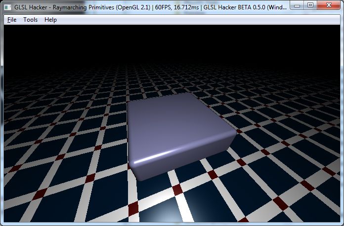 Build Worlds With Distance Functions in GLSL, GLSL Hacker