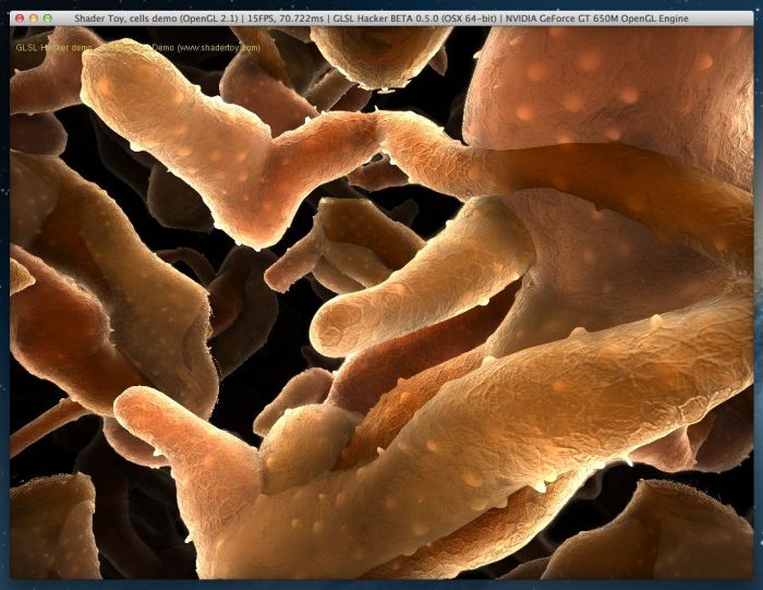 Shadertoy demo ported to GLSL Hacker
