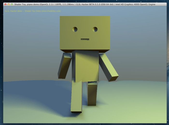 Shadertoy demo ported to GLSL Hacker