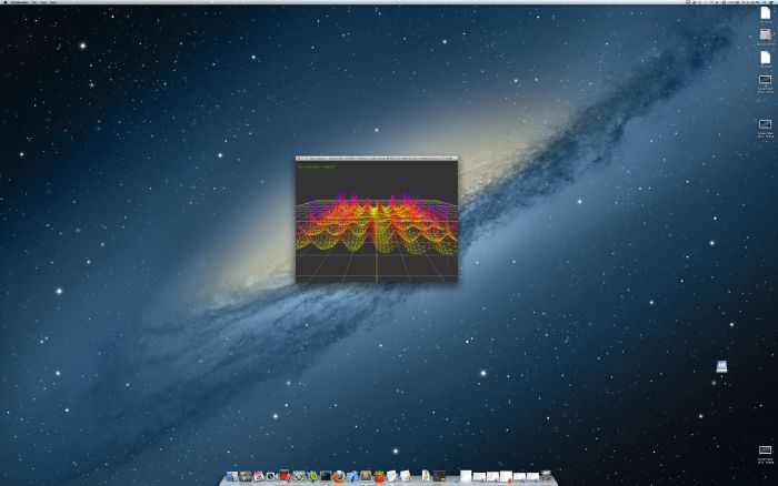 GLSL Hacker, Graph3D demo, Mac OS X