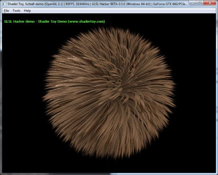 Shadertoy demo ported to GLSL Hacker
