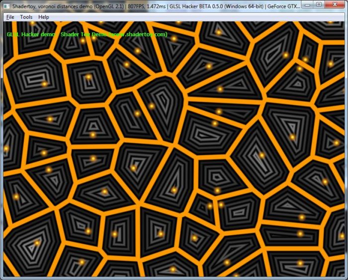 Shadertoy demo ported to GLSL Hacker
