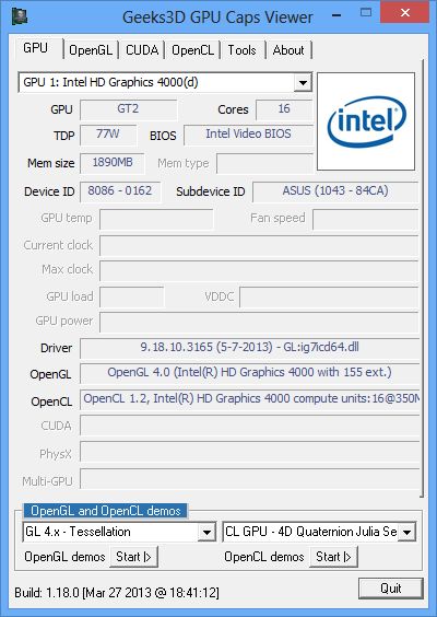 intel hd graphics 4000 driver for windows me