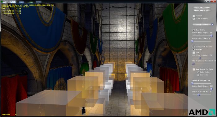 AMD Tiled Lighting Direct3D 11 Demo