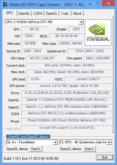 EVGA GeForce GTX 780