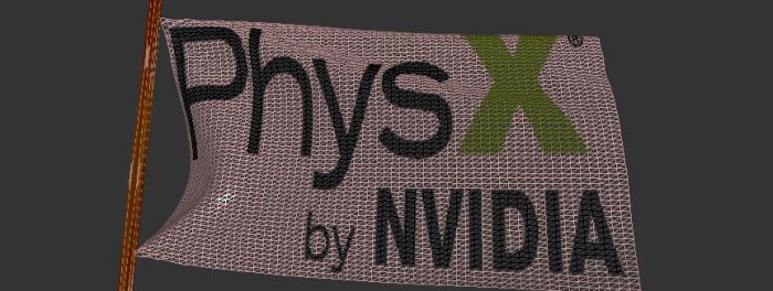 PhysX SDK 3.3 beta 2 - cloth test
