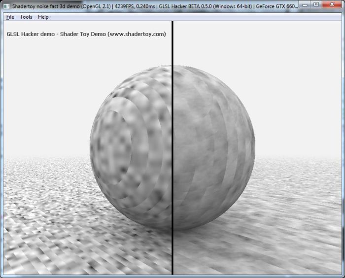 Shadertoy demo ported to GLSL Hacker