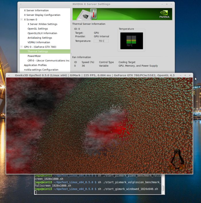 GeForce GTX 780, Linux test