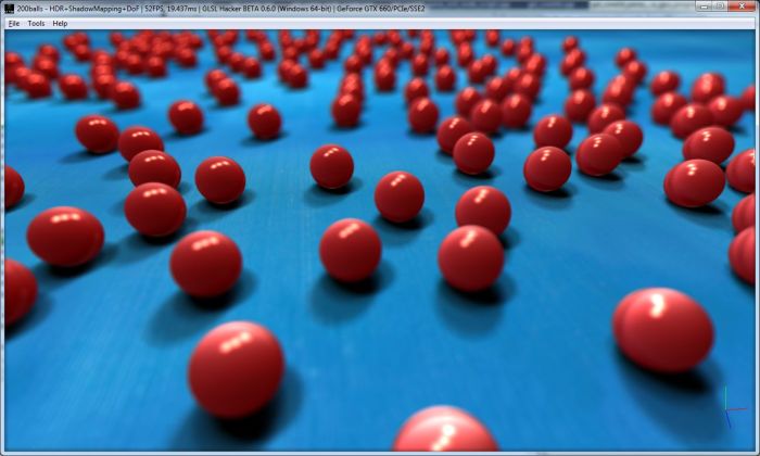 GLSL Hacker - HDR + DoF