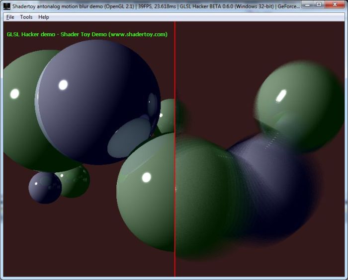 Shadertoy demo ported to GLSL Hacker