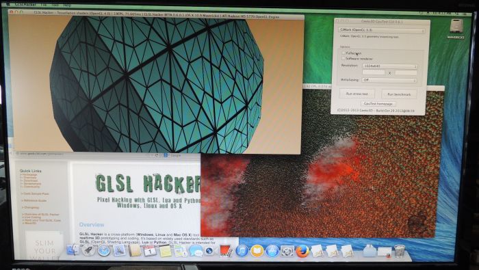 Hackintosh OpenGL 4 test with GLSL Hacker