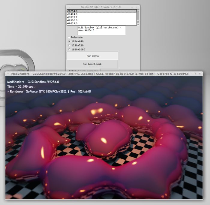 MadShaders, GLSL Sandbox demo #6254