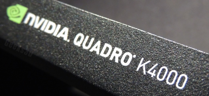 NVIDIA Quadro K4000 board detail