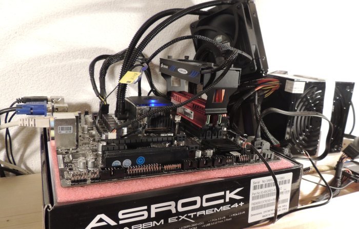 Cooler Master Seidon 120v CPU cooler, AMD A10-6800K setup