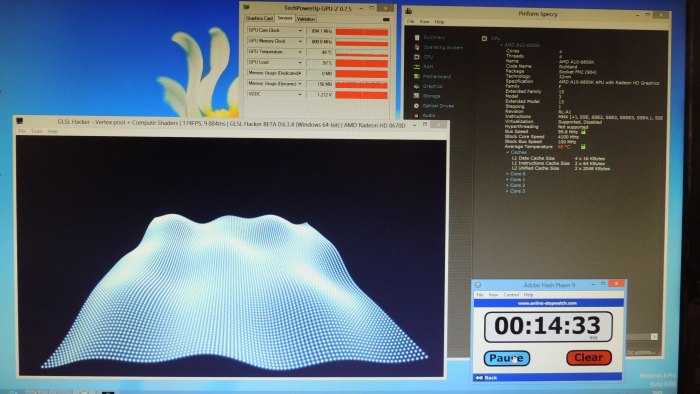 Cooler Master Seidon 120v CPU cooler, GLSL Hacker, OpenGL 4.3 compute shader test