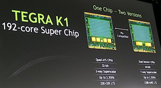 NVIDIA Tegra K1 192-core processor