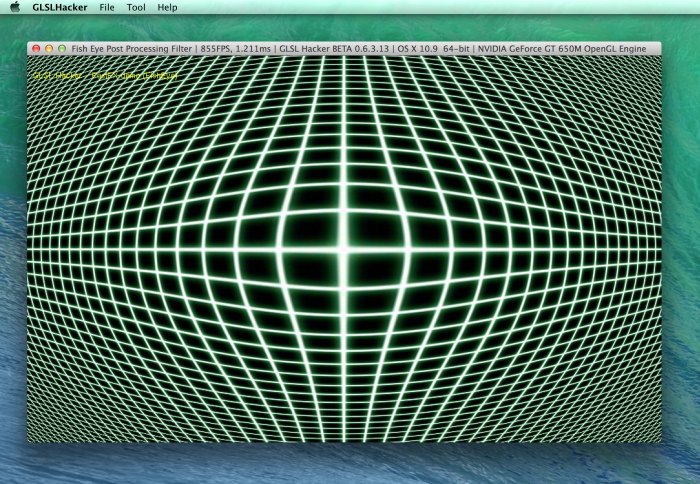 GLSL Shader library effect