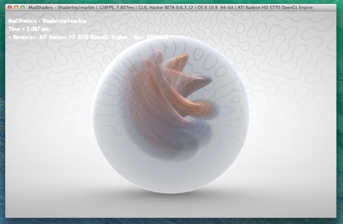 MadShaders 0.3.0, GLSL demo