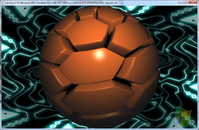 GpuTest 0.7.0, TessMark X32 test