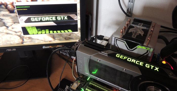 GeForce GTX LED Logo Synchronized with Audio