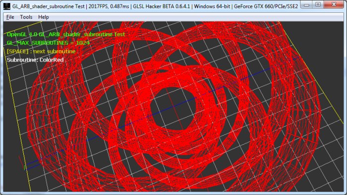 OpenGL 4 Shader Subroutines