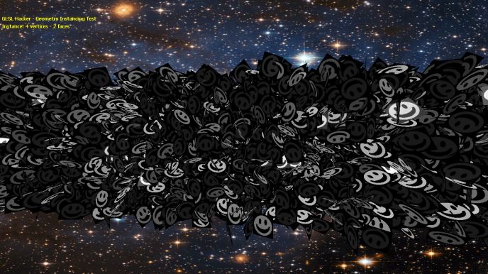OpenGL Geometry Instancing Test