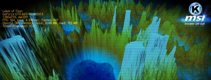 MSI Kombustor tessellation test - Lakes of Titan