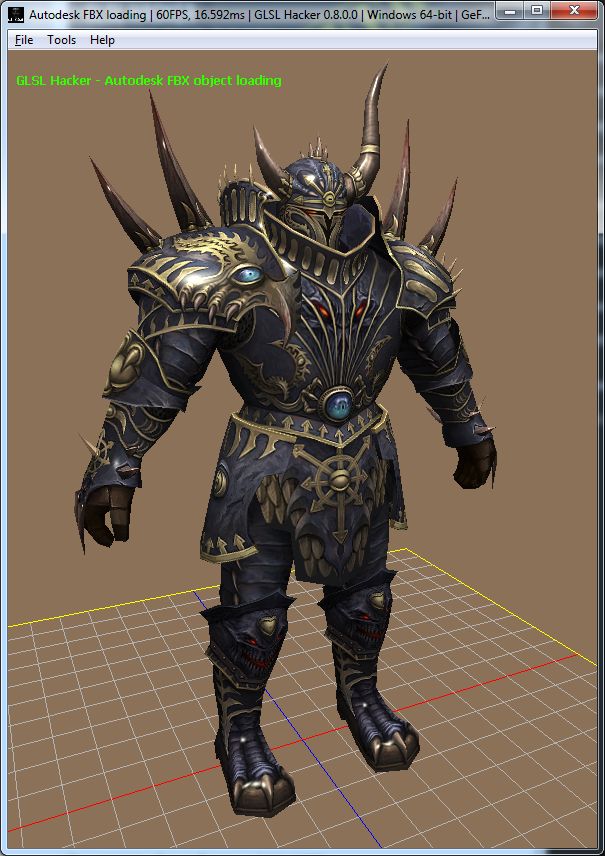GLSL Hacker - Autodesk FBX mesh loader