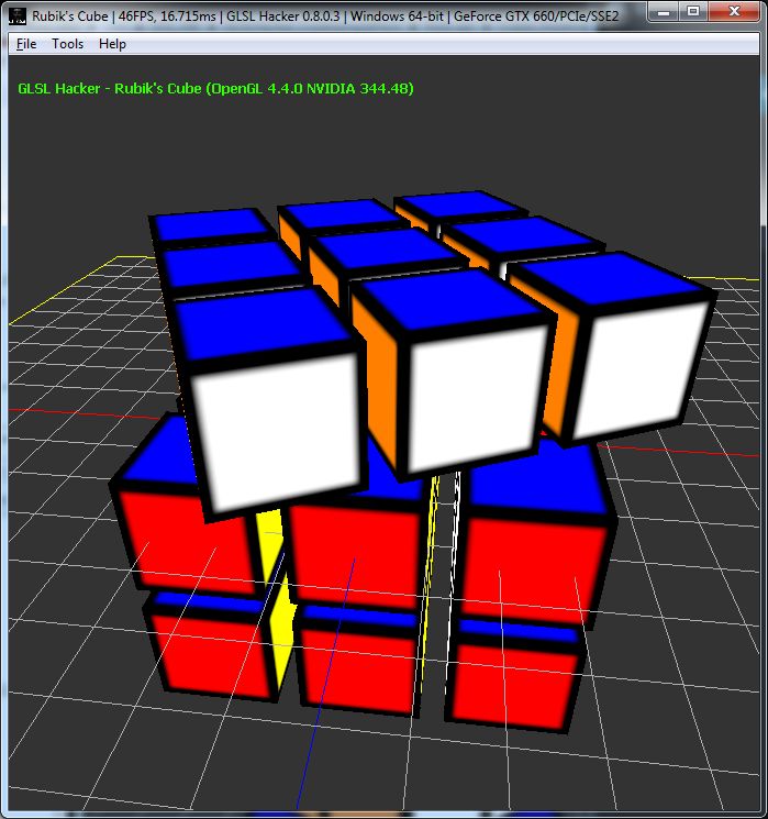 Rubik's Cube cubelet rotation
