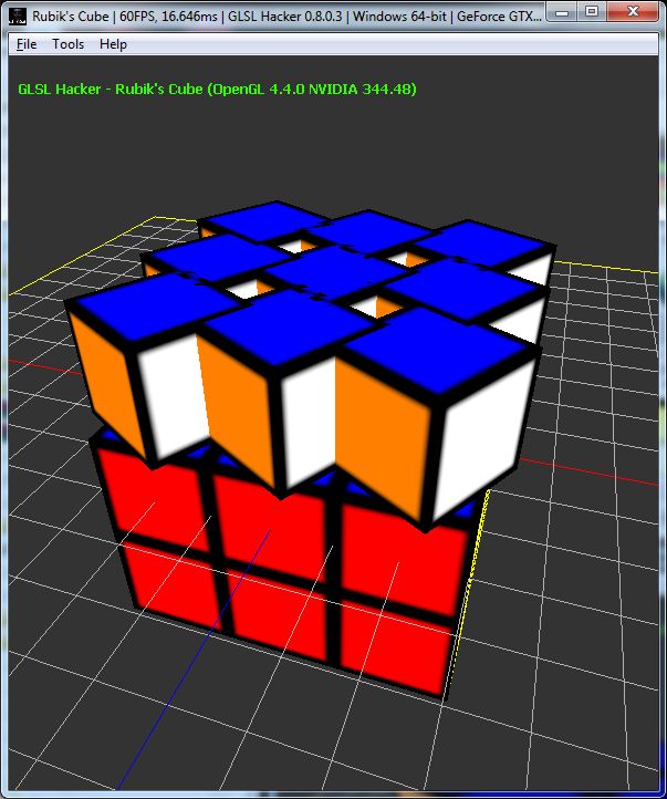 Rubik's Cube cubelet rotation