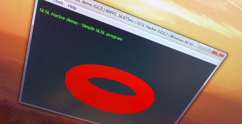 GLSL Hacker - How to Use a GLSL Program