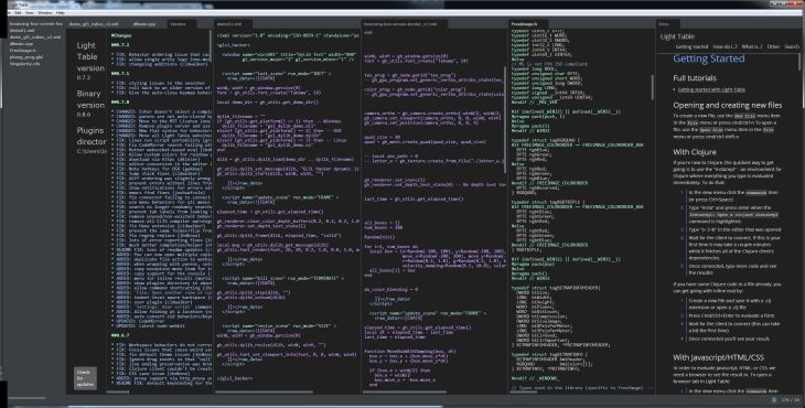 Light Table code editor