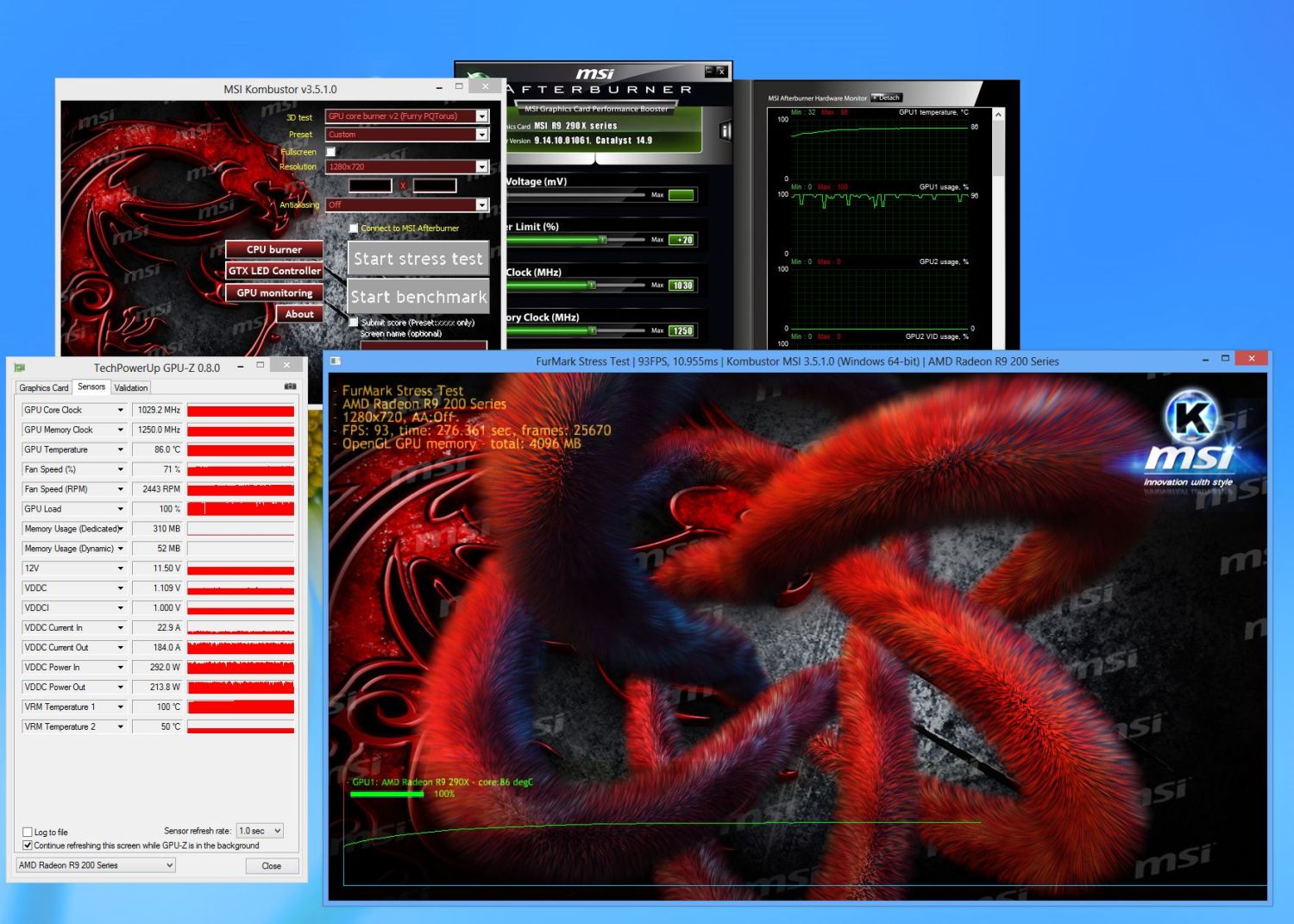 msi kombustor which test msi kombustor which test