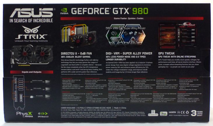 ASUS GeForce GTX 980 Strix