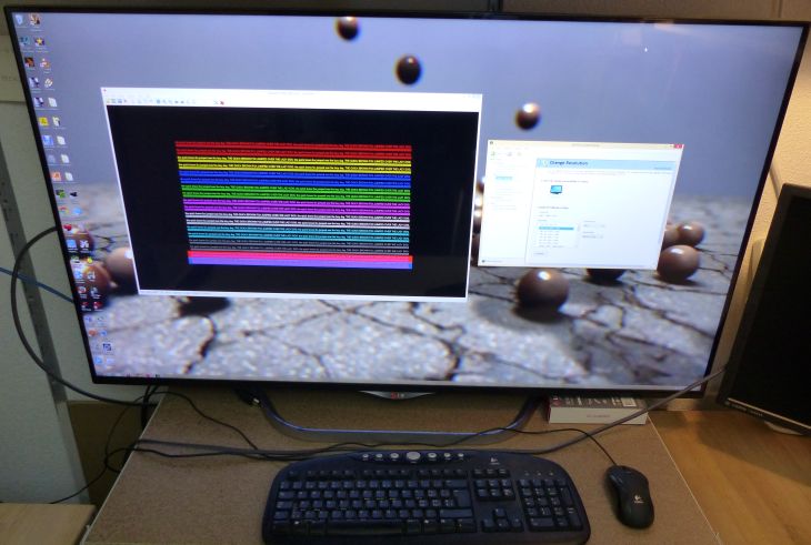 4K TV: chroma subsampling test