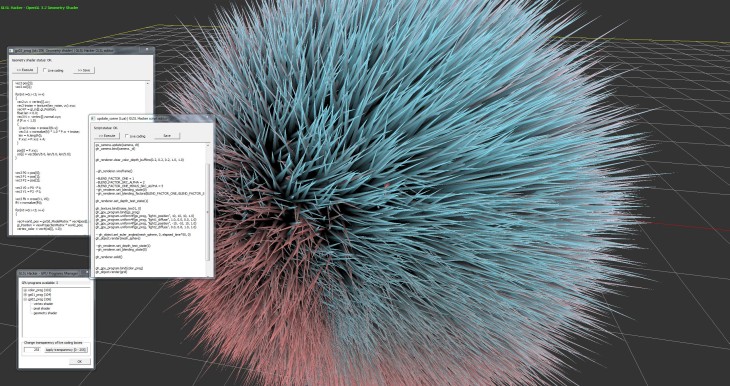 GLSL Hacker demo - work in progress