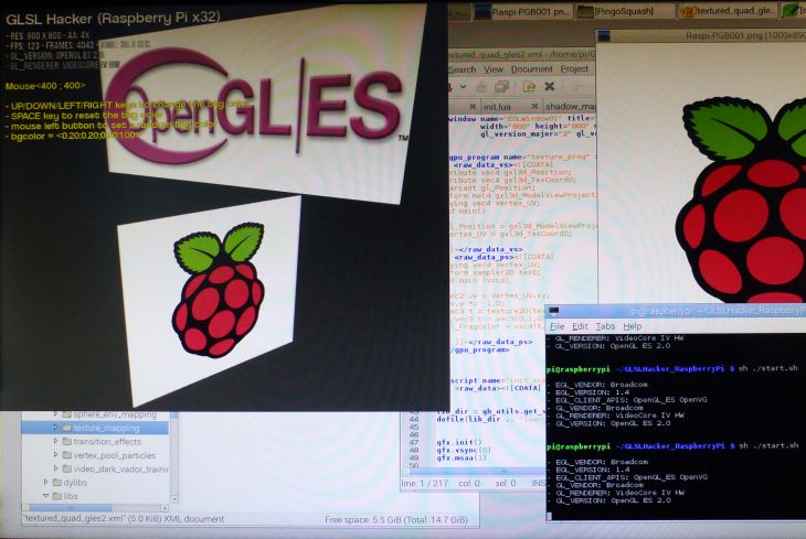 GLSL Hacker for Raspberry Pi