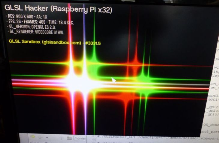 GLSL Hacker for Raspberry Pi